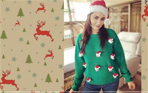 Mandy Takhar in Christmas festivities spirit